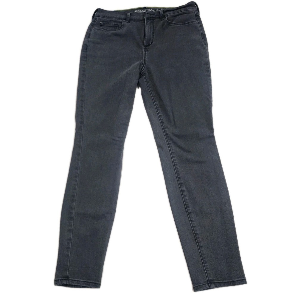 Eddie Bauer Jeans Womens Size 8/29‎ Grey Curvy High Rise Skinny Leg  Fit Stretch